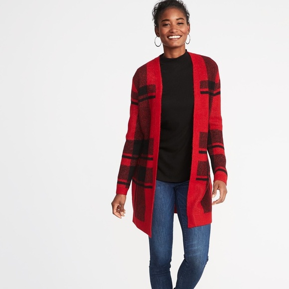 Old Navy Red Black Buffalo Plaid 